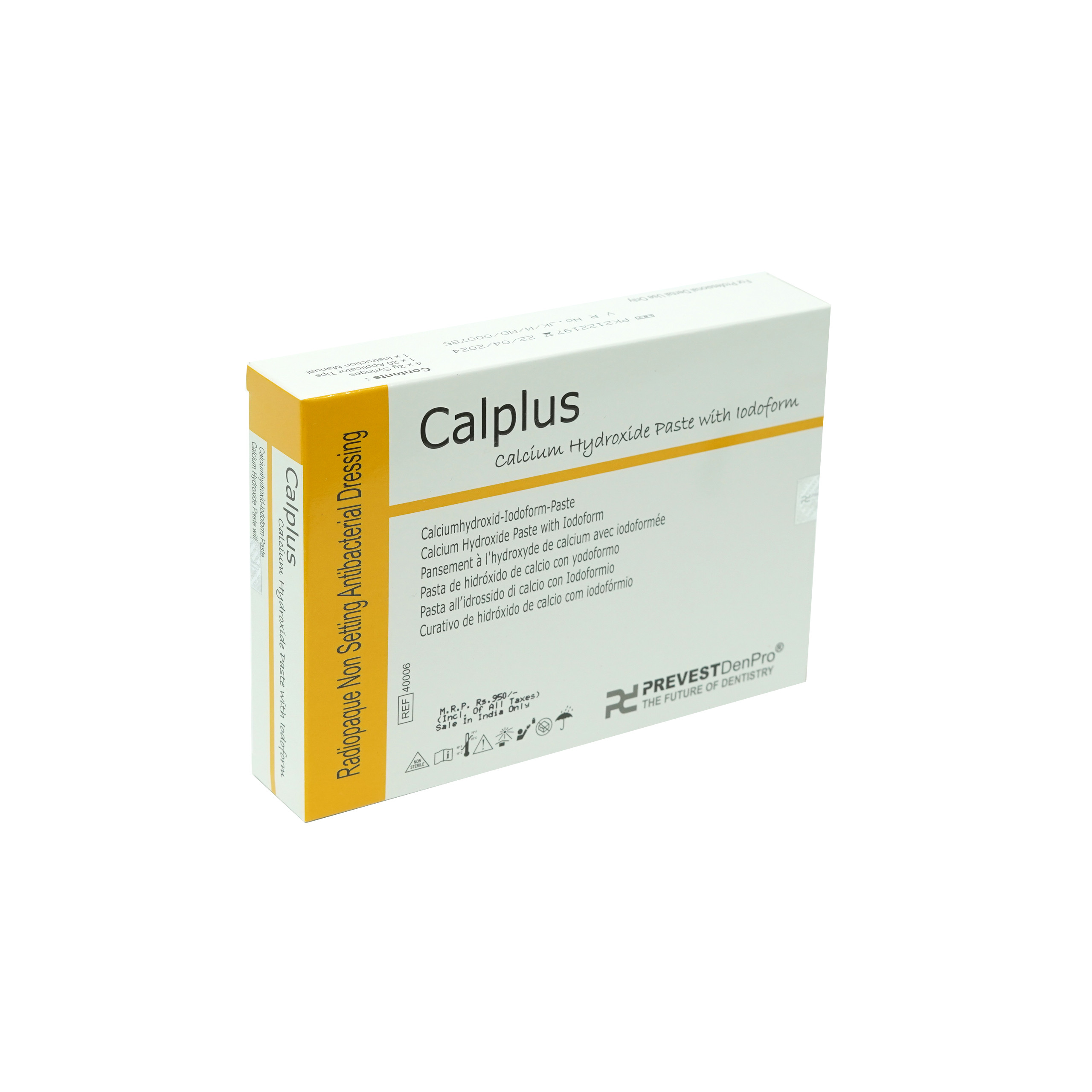 Prevest Denpro CalPlus Calcium Hydroxide Paste 4x2gm Syringe